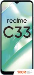 Мобильный телефон Realme C33 RMX3624 4GB/64GB МЕЖДУНАРОДНАЯ ВЕРСИЯ (ГОЛУБОЙ) (158407)