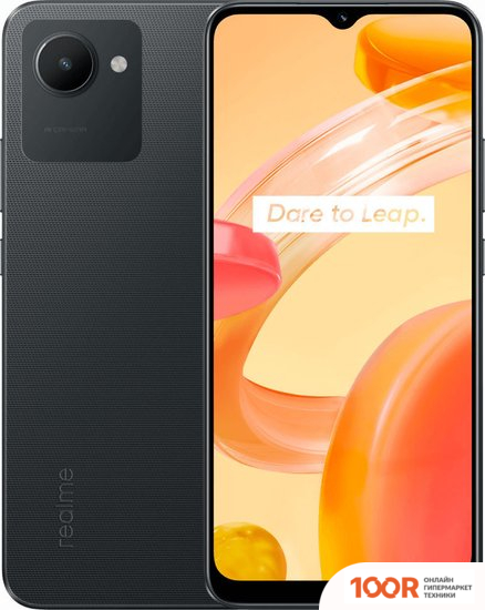 Мобильный телефон Realme C30 4GB/64GB МЕЖДУНАРОДНАЯ ВЕРСИЯ (ЧЕРНЫЙ) (158386)