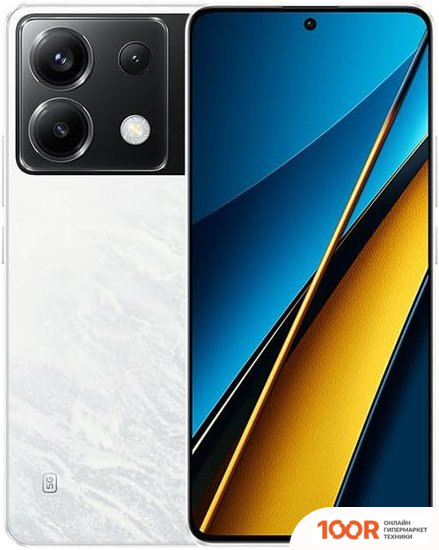 Мобильный телефон POCO X6 12GB/512GB С NFC МЕЖДУНАРОДНАЯ ВЕРСИЯ (БЕЛЫЙ) (158048)