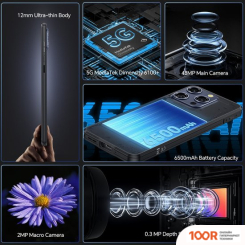 Мобильный телефон Oukitel WP52 4GB/256GB (ЧЕРНЫЙ) (157729)