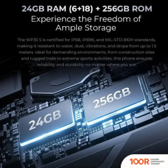 Мобильный телефон Oukitel WP35S 6GB/256GB (СЕРЫЙ) (157709)