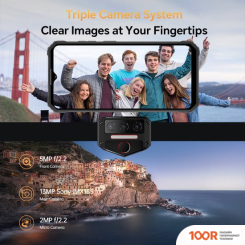 Мобильный телефон Oukitel WP23 PRO 8GB/128GB (ЧЕРНЫЙ) (157687)