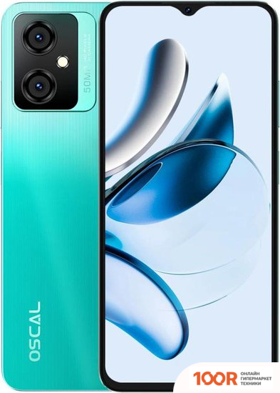 Мобильный телефон Oscal TIGER 10 8GB/256GB (ЗЕЛЕНЫЙ) (157576)