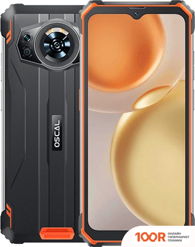 Мобильный телефон Oscal S80 (ОРАНЖЕВЫЙ) (157573)