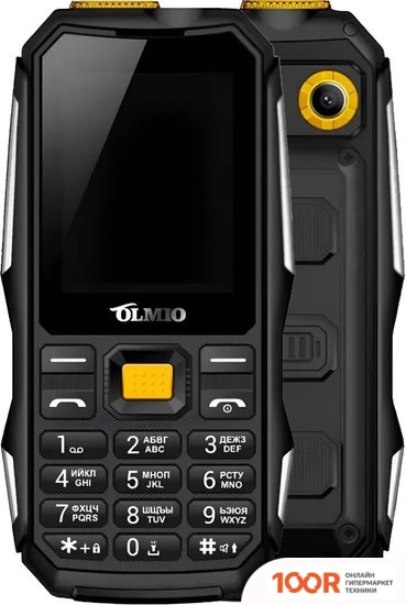 Мобильный телефон Olmio X04 (ЧЕРНЫЙ/ОРАНЖЕВЫЙ) (156997)