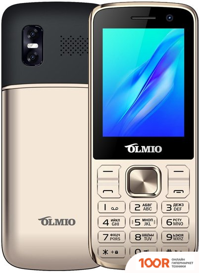 Мобильный телефон Olmio M22 (ЗОЛОТИСТЫЙ) (156987)