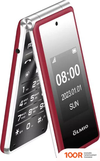 Мобильный телефон Olmio F50 (КРАСНЫЙ) (156982)