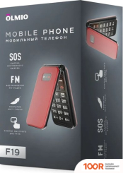 Мобильный телефон Olmio F19 (КРАСНЫЙ) (156978)