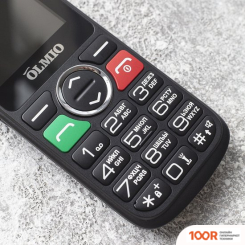 Мобильный телефон Olmio C18 (ЧЕРНЫЙ) (156972)