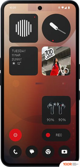 Мобильный телефон Nothing PHONE (3A) 8GB/128GB (ЧЕРНЫЙ) (156808)