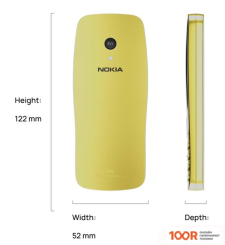 Мобильный телефон Nokia 3210 4G (2024) DUAL SIM TA-1618 (ЧЕРНЫЙ) (156690)