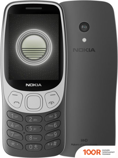 Мобильный телефон Nokia 3210 4G (2024) DUAL SIM TA-1618 (ЧЕРНЫЙ) (156690)