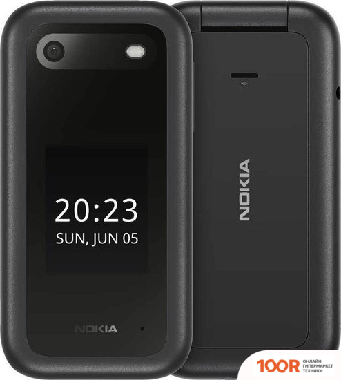 Мобильный телефон Nokia 2660 (2022) TA-1469 DUAL SIM (ЧЕРНЫЙ) (156682)