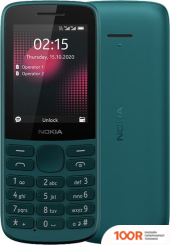 Мобильный телефон Nokia 215 4G TA-1272 (БИРЮЗОВЫЙ) (156669)