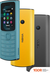 Мобильный телефон Nokia 110 4G DUAL SIM (ТЕМНО-СИНИЙ) (156637)