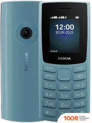 Мобильный телефон Nokia 110 (2023) DUAL SIM TA-1567 (НЕБЕСНО-ГОЛУБОЙ) (156633)