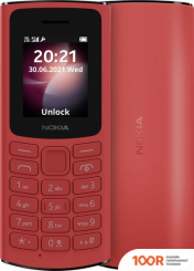 Мобильный телефон Nokia 105 4G DUAL SIM (КРАСНЫЙ) (156617)