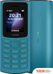 Мобильный телефон Nokia 105 4G DUAL SIM (БИРЮЗОВЫЙ) (156616)