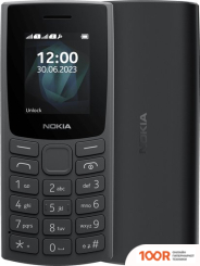 Мобильный телефон Nokia 105 (2023) DUAL SIM TA-1557 (ЧЕРНЫЙ) (156613)