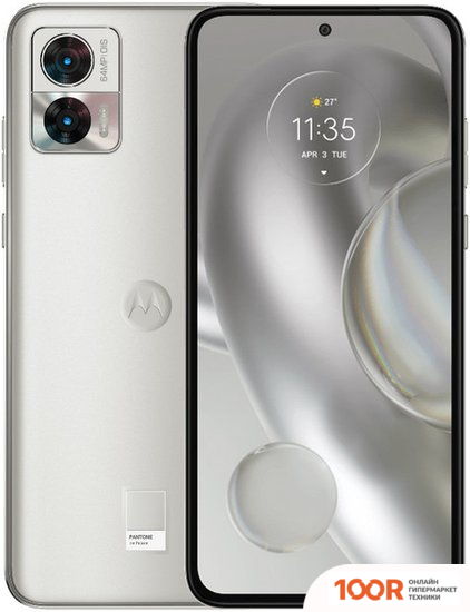 Мобильный телефон Motorola EDGE 30 NEO 8GB/128GB (СЕРЕБРИСТЫЙ) (156363)