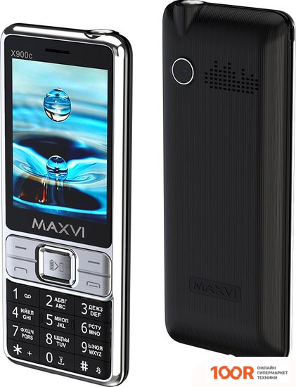 Мобильный телефон Maxvi X900C (ЧЕРНЫЙ) (156298)