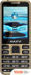 Мобильный телефон Maxvi X10I (ЗОЛОТИСТЫЙ МЕТАЛЛИК) (156294)