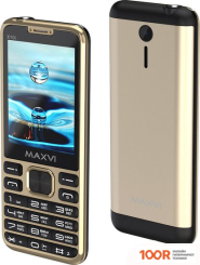 Мобильный телефон Maxvi X10I (ЗОЛОТИСТЫЙ МЕТАЛЛИК) (156294)