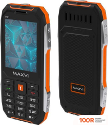 Мобильный телефон Maxvi T101 (ОРАНЖЕВЫЙ) (156281)