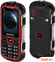 Мобильный телефон Maxvi R2 (КРАСНЫЙ) (156273)