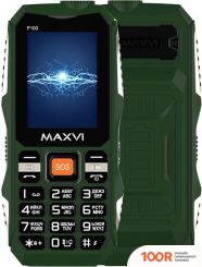Мобильный телефон Maxvi P100 (ЗЕЛЕНЫЙ) (156223)