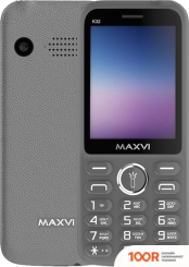 Мобильный телефон Maxvi K32 (СЕРЫЙ) (156220)