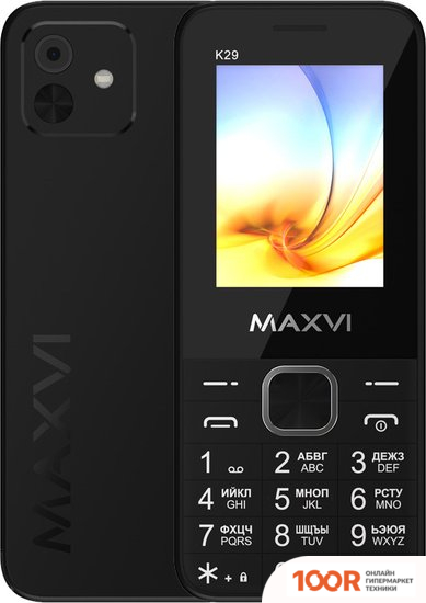 Мобильный телефон Maxvi K29 (ЧЕРНЫЙ) (156218)