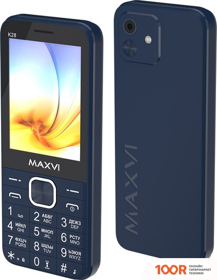 Мобильный телефон Maxvi K28 (СИНИЙ) (156213)
