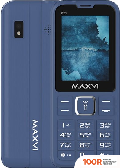 Мобильный телефон Maxvi K21 (СИНИЙ) (156211)