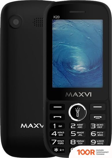Мобильный телефон Maxvi K20 (ЧЕРНЫЙ) (156208)