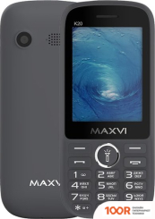Мобильный телефон Maxvi K20 (СЕРЫЙ) (156206)