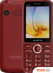 Мобильный телефон Maxvi K15N (ВИННЫЙ КРАСНЫЙ) (156201)