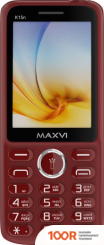 Мобильный телефон Maxvi K15N (ВИННЫЙ КРАСНЫЙ) (156201)