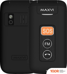 Мобильный телефон Maxvi E5 (ЧЕРНЫЙ) (156180)
