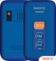 Мобильный телефон Maxvi E5 (СИНИЙ) (156179)