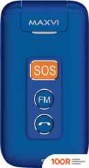 Мобильный телефон Maxvi E5 (СИНИЙ) (156179)