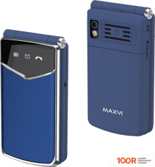 Мобильный телефон Maxvi E11DS (СИНИЙ/СЕРЕБРИСТЫЙ) (156168)