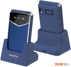 Мобильный телефон Maxvi E11DS (СИНИЙ/СЕРЕБРИСТЫЙ) (156168)