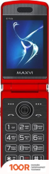 Мобильный телефон Maxvi E11DS (КРАСНЫЙ/СЕРЕБРИСТЫЙ) (156167)
