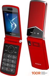 Мобильный телефон Maxvi E11DS (КРАСНЫЙ/СЕРЕБРИСТЫЙ) (156167)