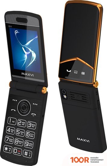 Мобильный телефон Maxvi E11 (ЧЕРНЫЙ) (156166)