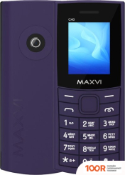 Мобильный телефон Maxvi C40 (ФИОЛЕТОВЫЙ) (156152)