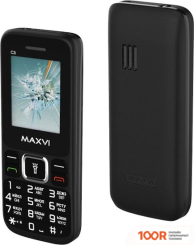 Мобильный телефон Maxvi C3I (ЧЕРНЫЙ) (156146)