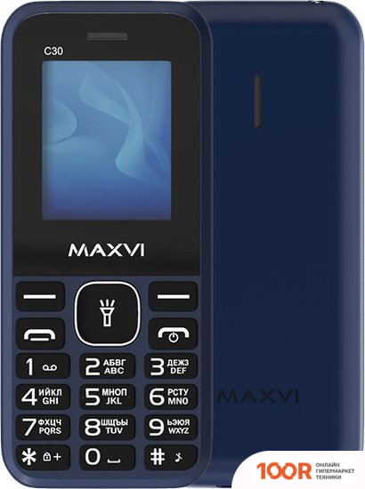 Мобильный телефон Maxvi C30 (СИНИЙ) (156141)