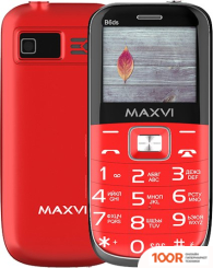 Мобильный телефон Maxvi B6DS (КРАСНЫЙ) (156118)